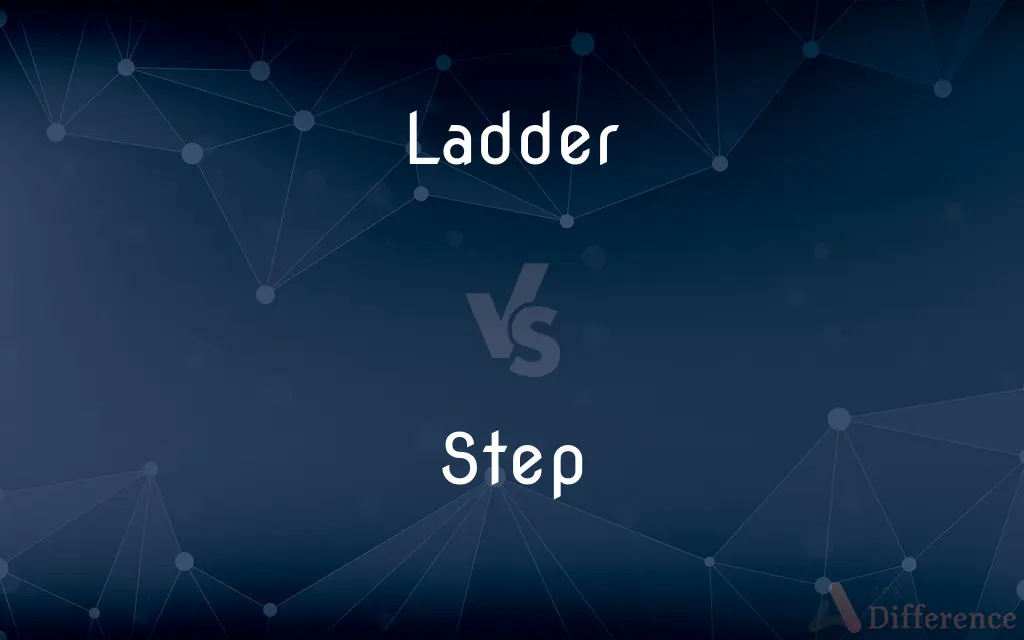 Ladder vs. Step — What's the Difference?