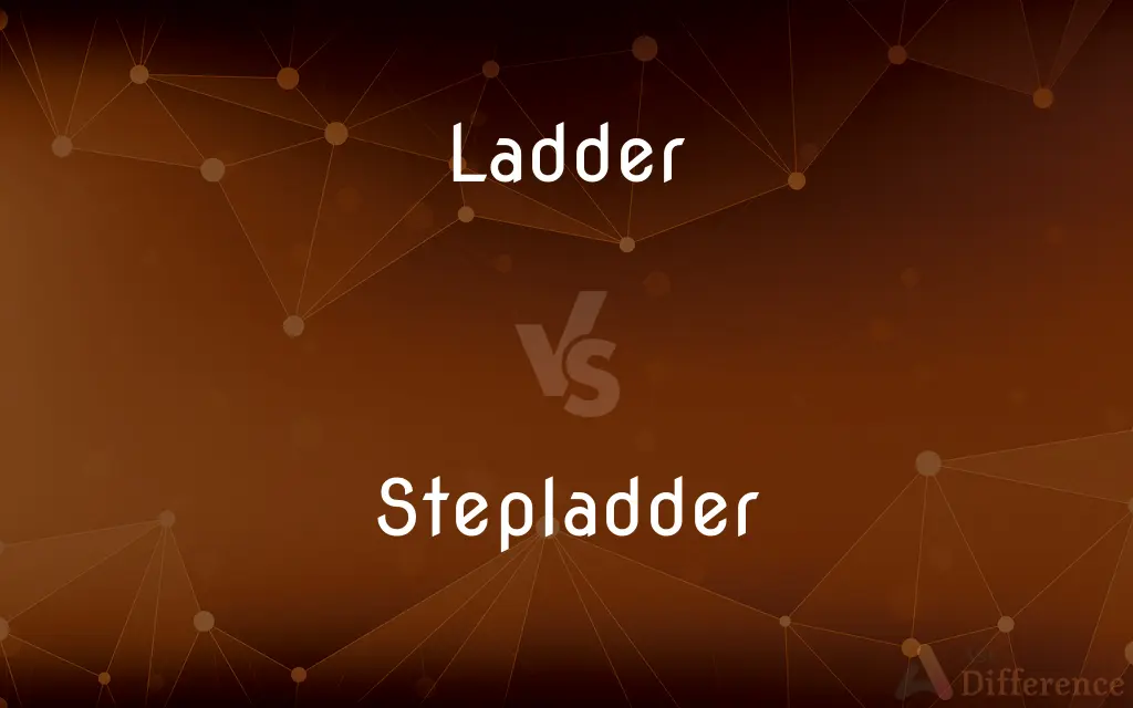Ladder vs. Stepladder — What's the Difference?