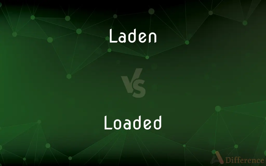Laden vs. Loaded — What's the Difference?
