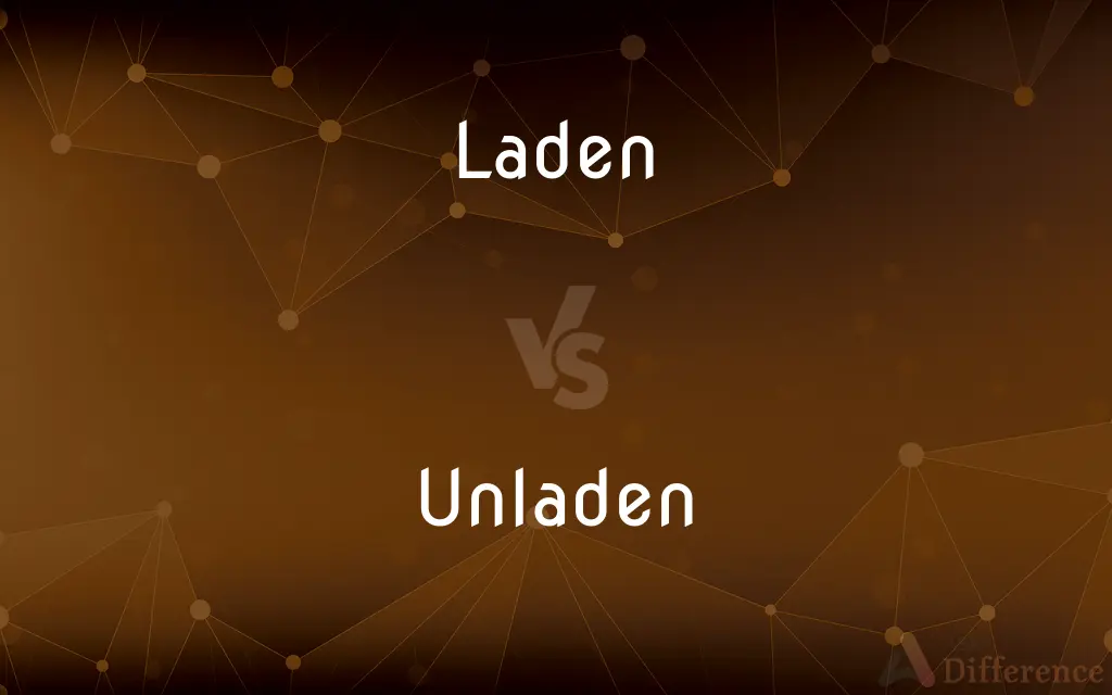 Laden vs. Unladen — What's the Difference?