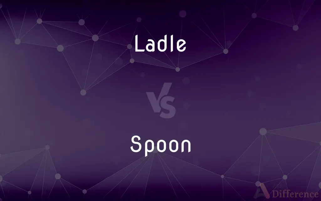 Ladle vs. Spoon — What's the Difference?