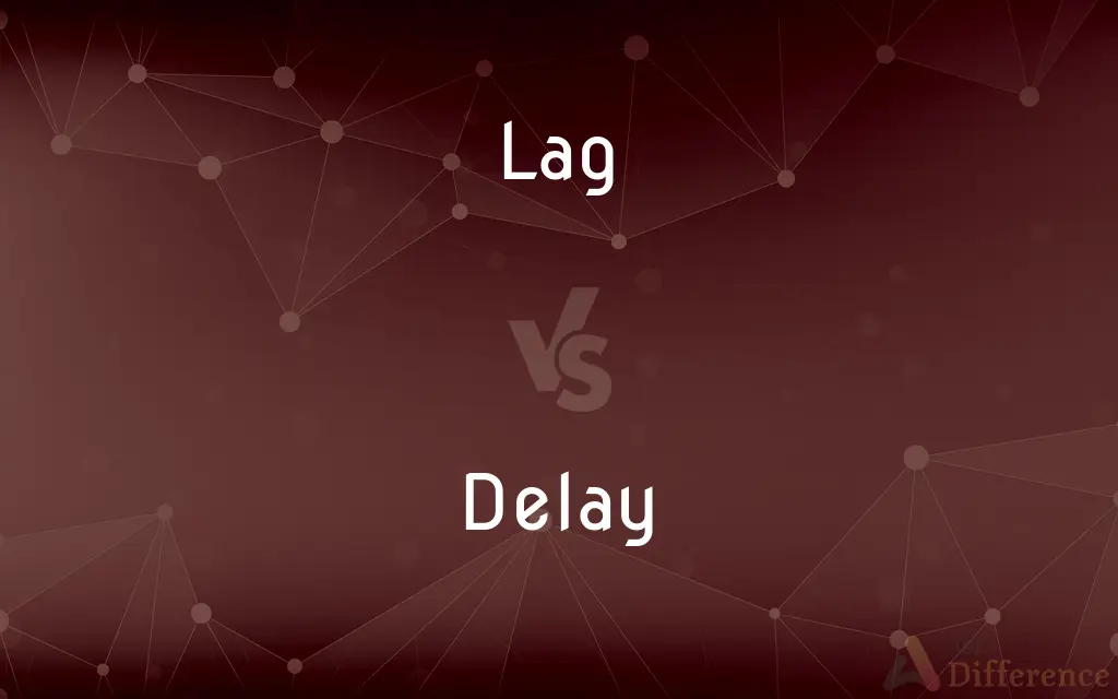 Lag vs. Delay — What's the Difference?