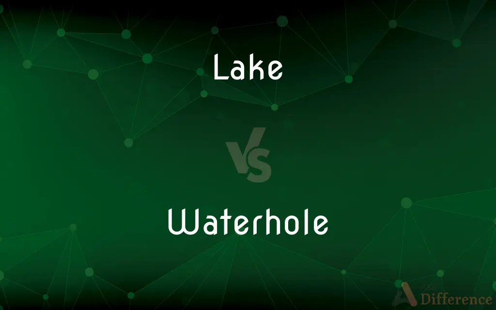 Lake vs. Waterhole — What's the Difference?