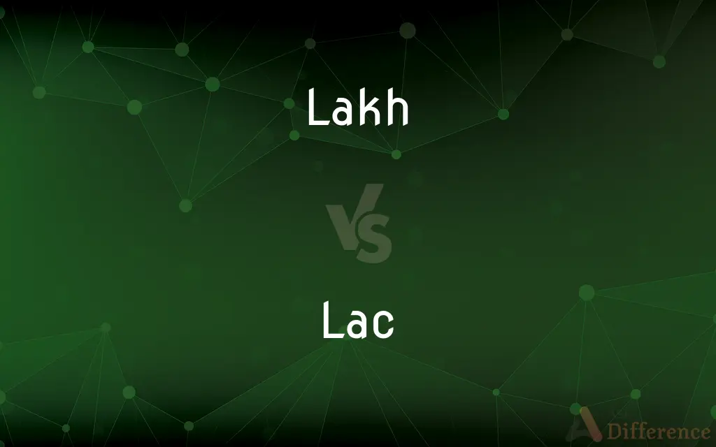 Lakh vs. Lac — What's the Difference?