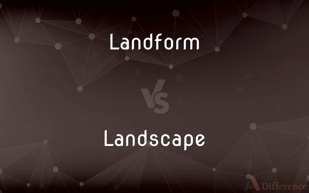 Landform vs. Landscape — What's the Difference?