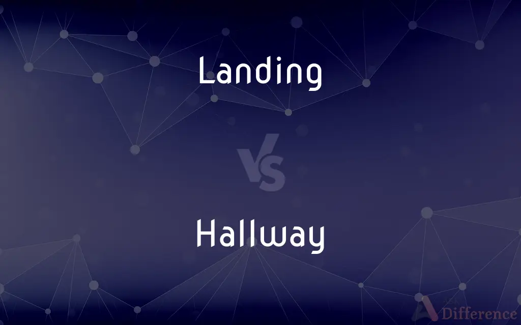 Landing vs. Hallway — What's the Difference?
