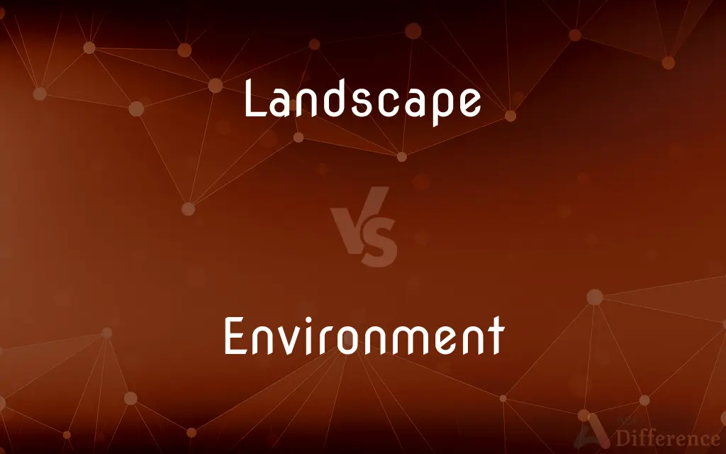 Landscape vs. Environment — What's the Difference?