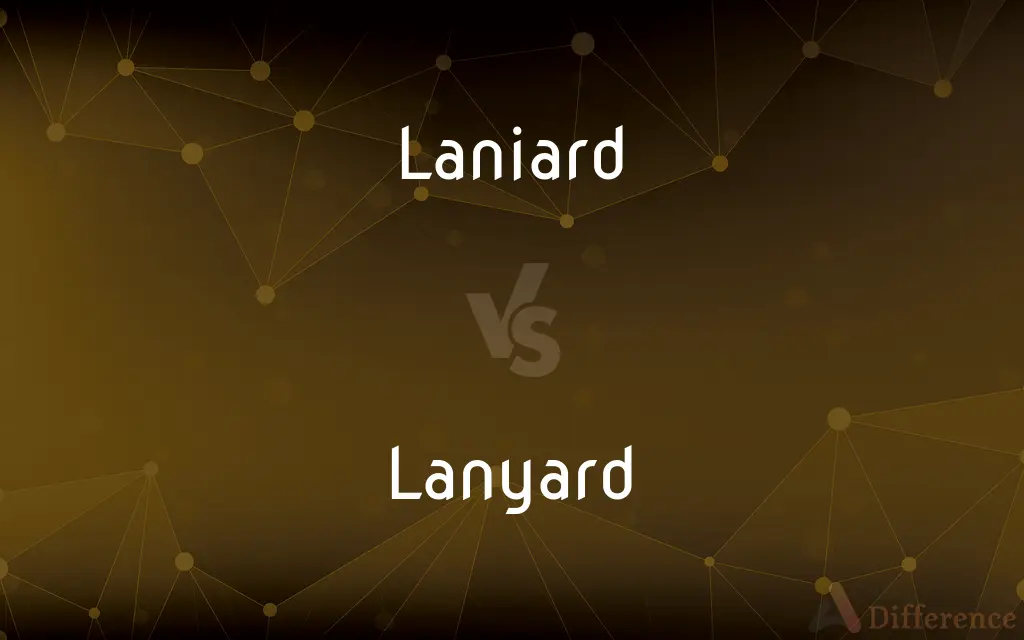 Laniard vs. Lanyard — What's the Difference?