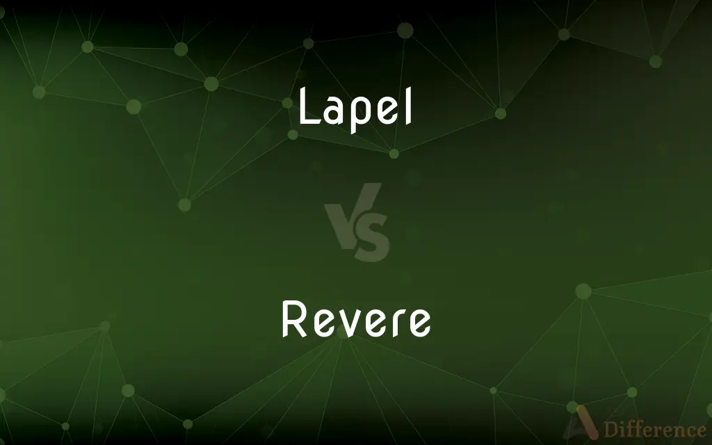Lapel vs. Revere — What's the Difference?