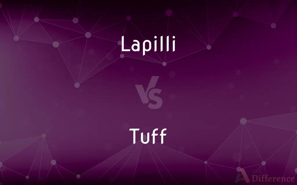 Lapilli vs. Tuff — What's the Difference?