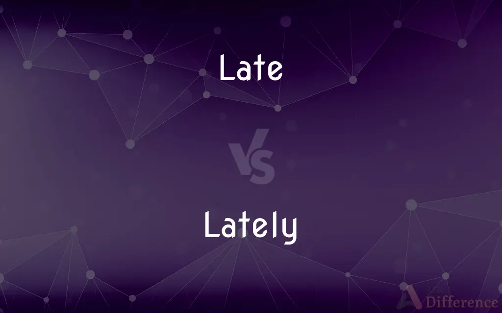 Late vs. Lately — What's the Difference?