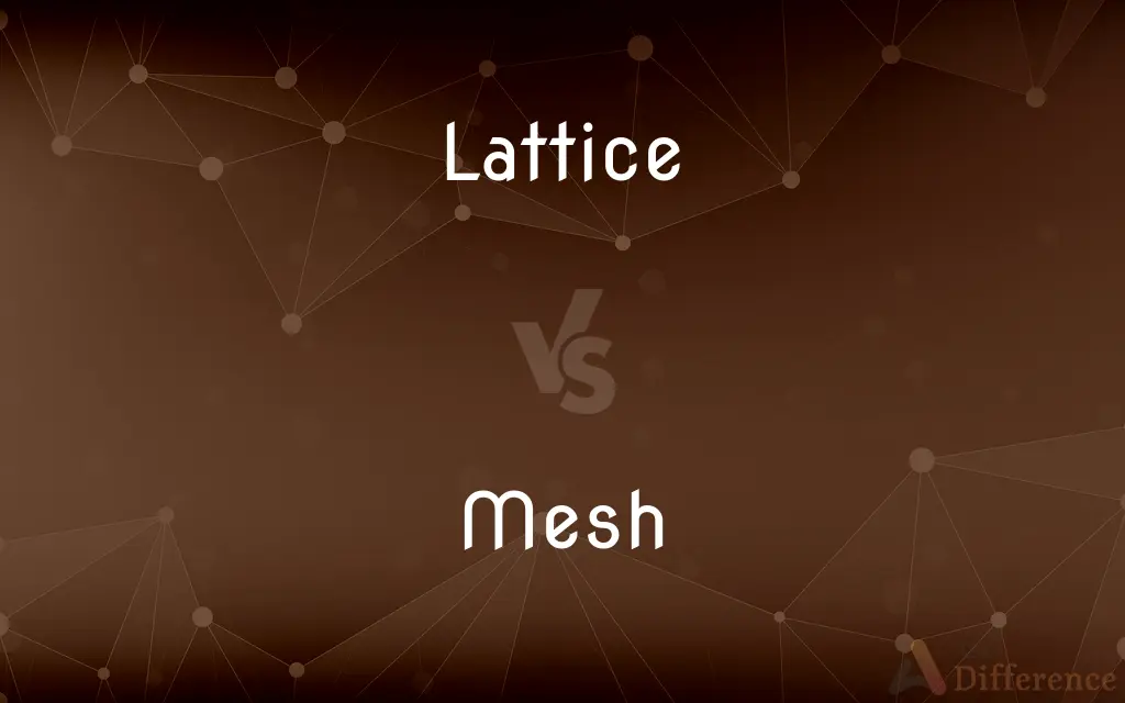 Lattice vs. Mesh — What's the Difference?