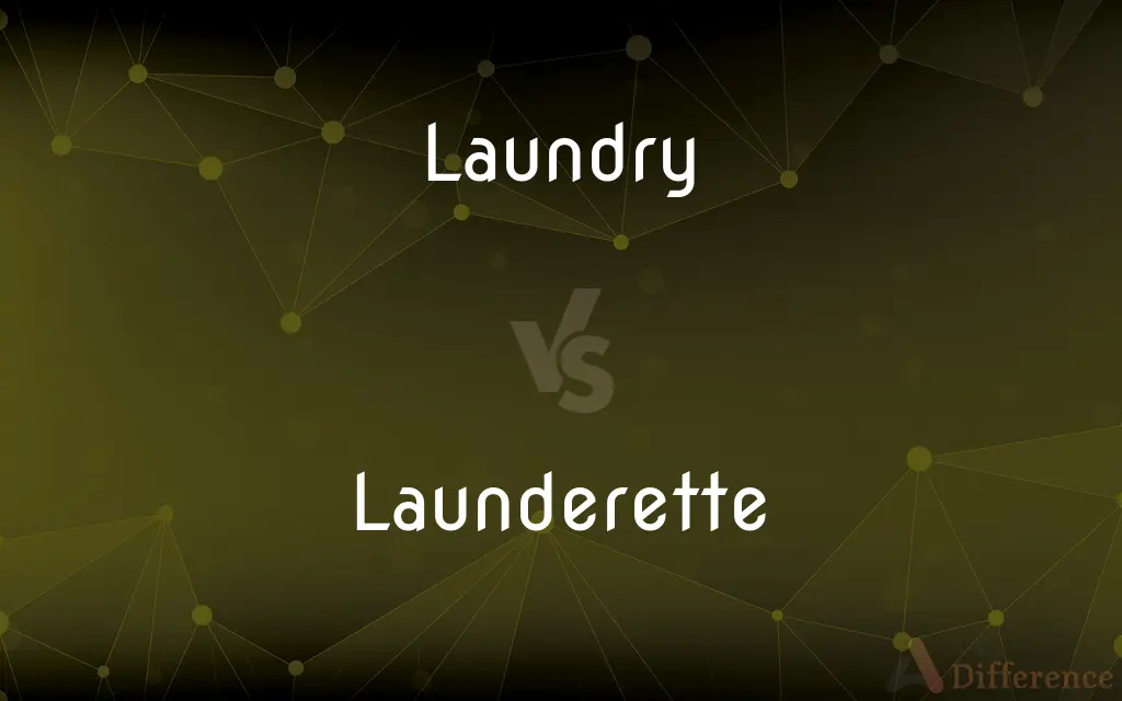 Laundry vs. Launderette — What's the Difference?