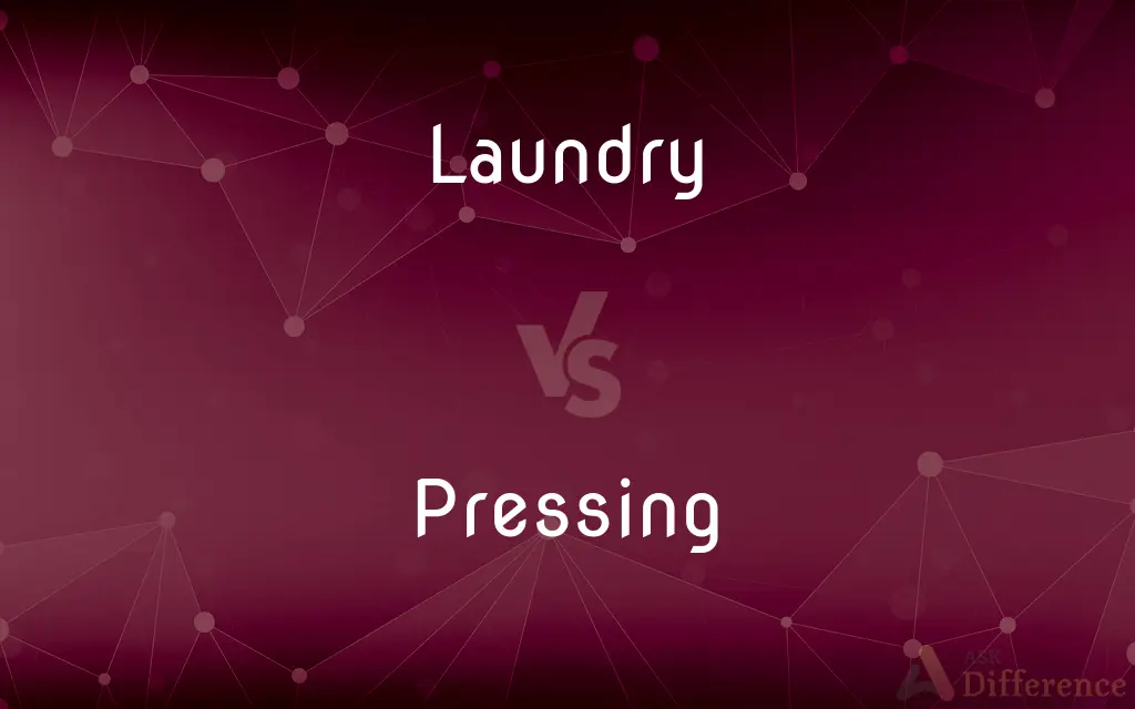 Laundry vs. Pressing — What's the Difference?