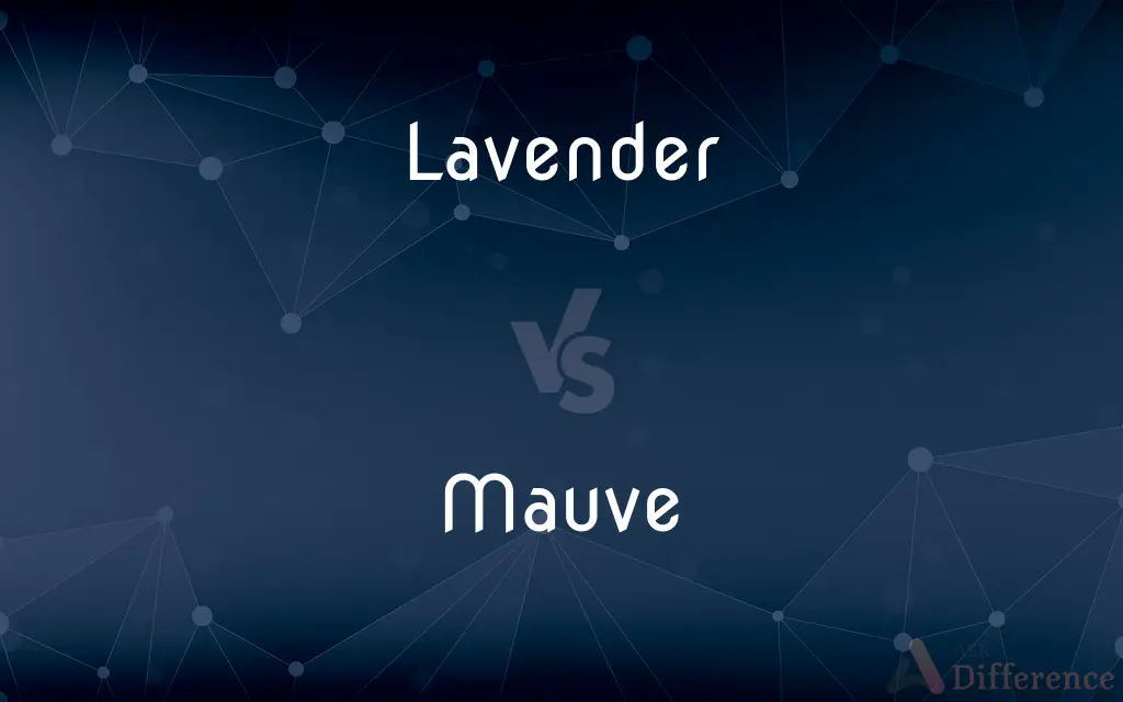 Lavender vs. Mauve — What's the Difference?