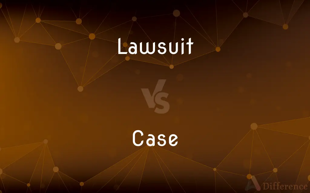 Lawsuit vs. Case — What's the Difference?