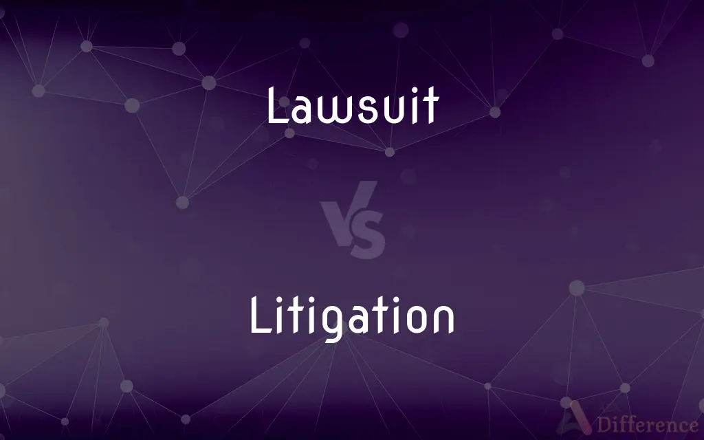 Lawsuit vs. Litigation — What's the Difference?