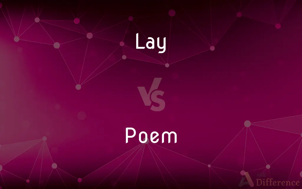 Lay vs. Poem — What's the Difference?