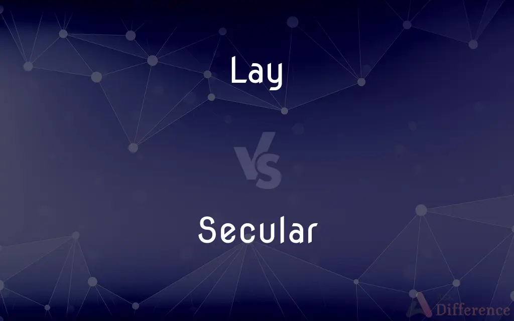 Lay vs. Secular — What's the Difference?