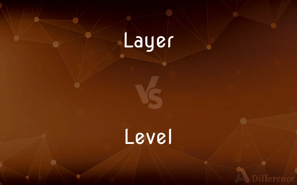 Layer vs. Level — What's the Difference?