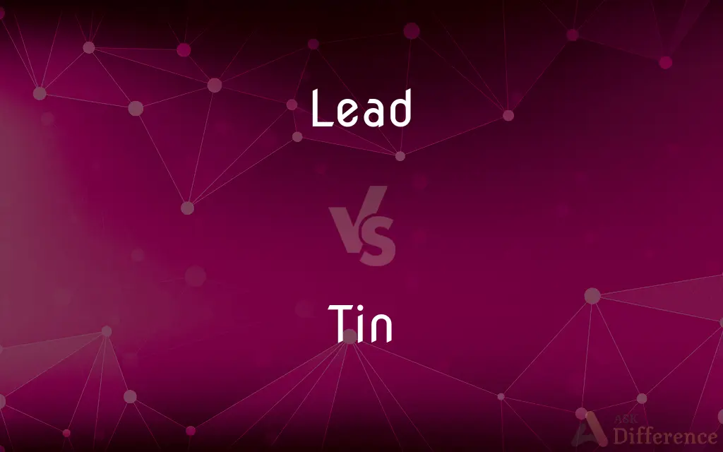 Lead vs. Tin — What's the Difference?