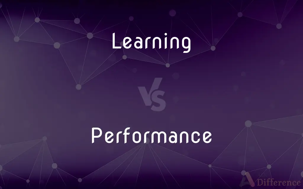 Learning vs. Performance — What's the Difference?