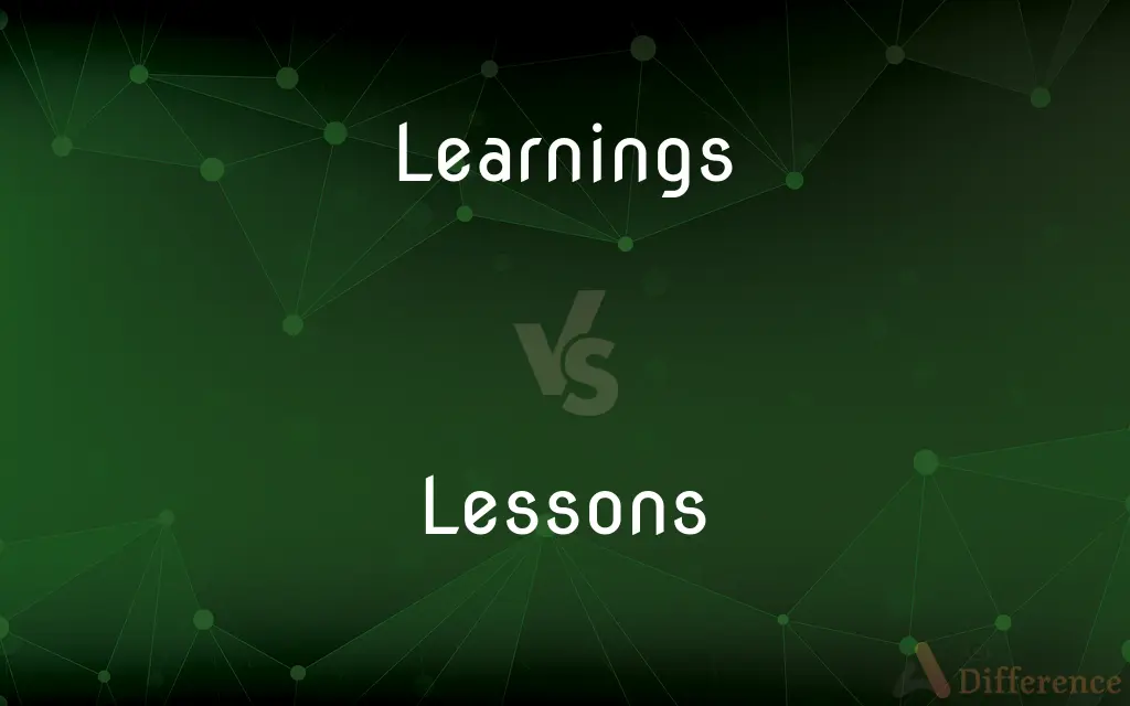 Learnings vs. Lessons — What's the Difference?