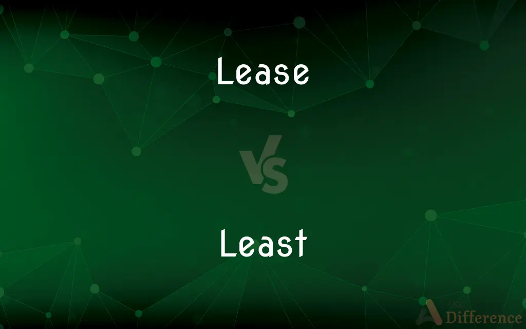 Lease vs. Least — What's the Difference?