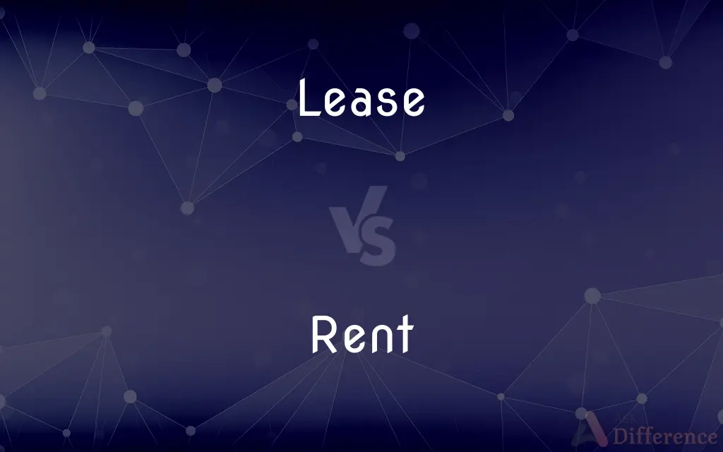 Lease vs. Rent — What's the Difference?