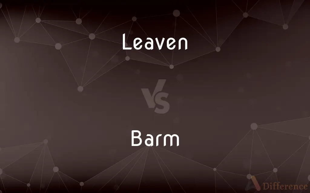 Leaven vs. Barm — What's the Difference?