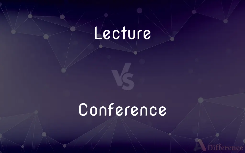 Lecture vs. Conference — What's the Difference?