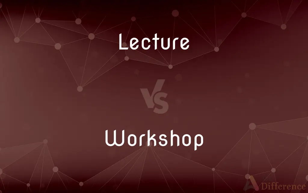 Lecture vs. Workshop — What's the Difference?