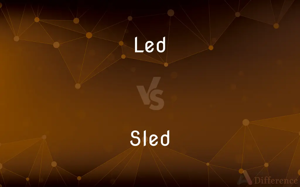 Led vs. Sled — What's the Difference?