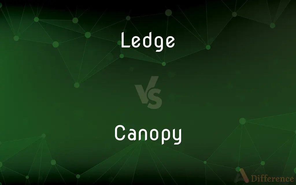Ledge vs. Canopy — What's the Difference?