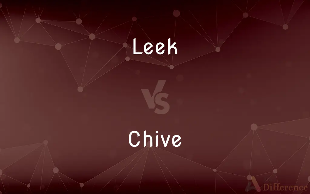Leek vs. Chive — What's the Difference?