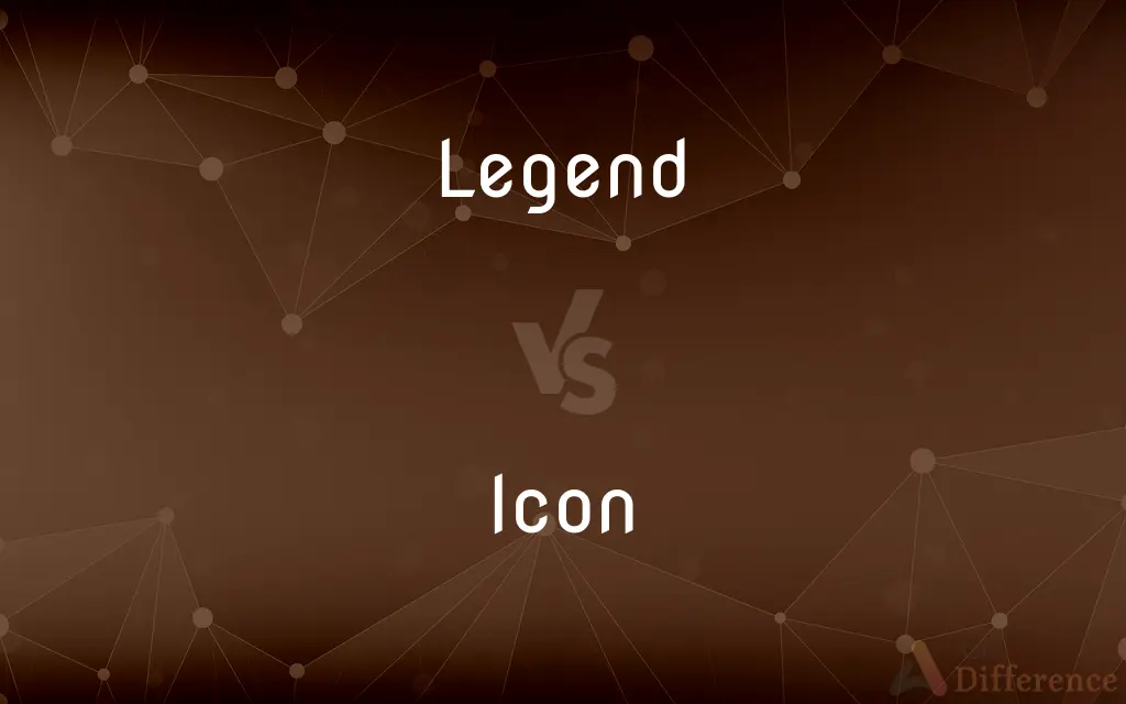 Legend vs. Icon — What's the Difference?