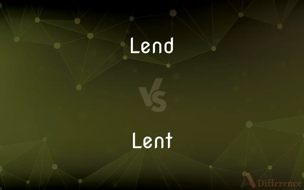 Lend vs. Lent — What's the Difference?
