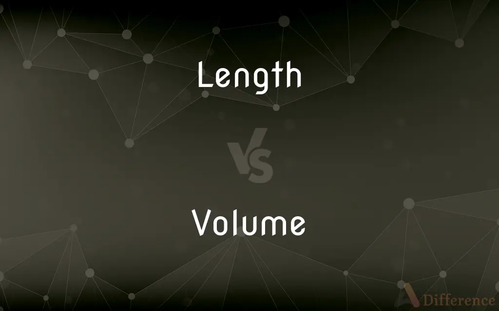Length vs. Volume — What's the Difference?