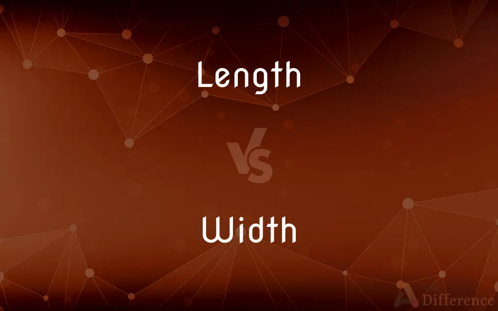 Length vs. Width — What's the Difference?