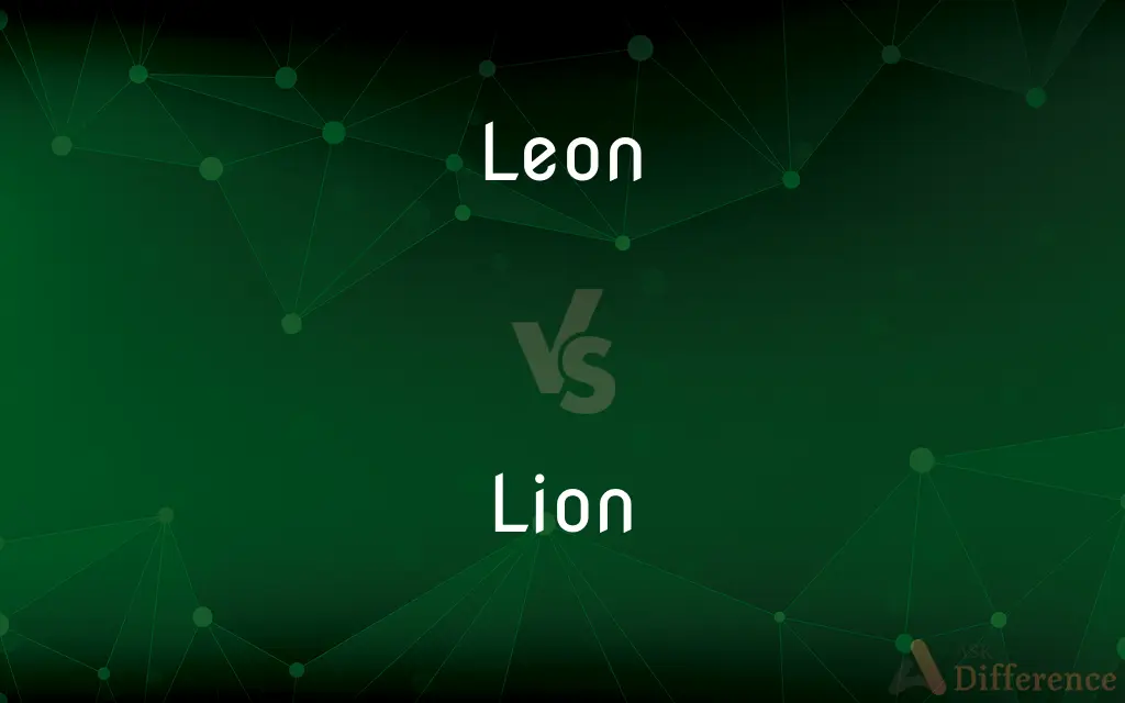Leon vs. Lion — What's the Difference?