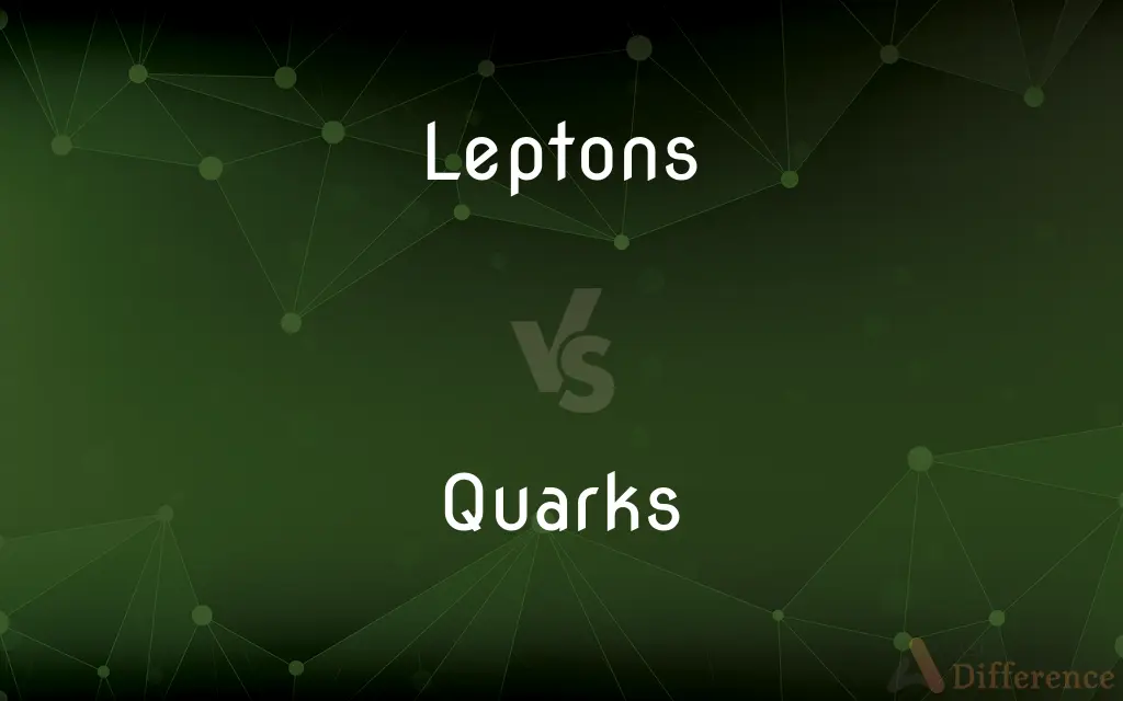 Leptons vs. Quarks — What's the Difference?