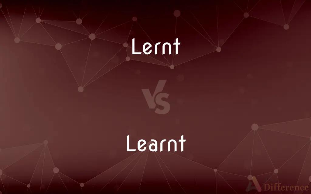 Lernt vs. Learnt — Which is Correct Spelling?