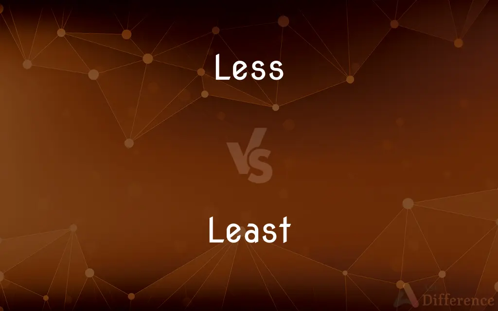 Less vs. Least — What's the Difference?