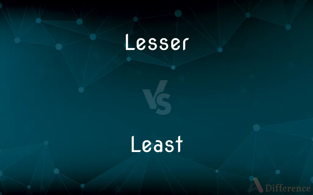 Lesser vs. Least — What's the Difference?