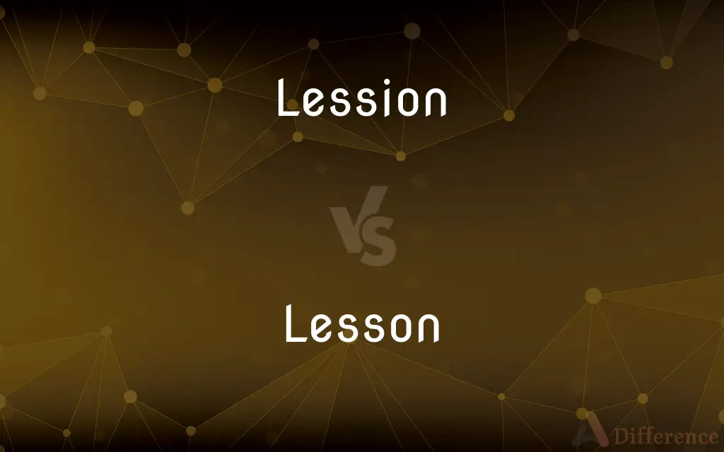 Lession vs. Lesson — Which is Correct Spelling?