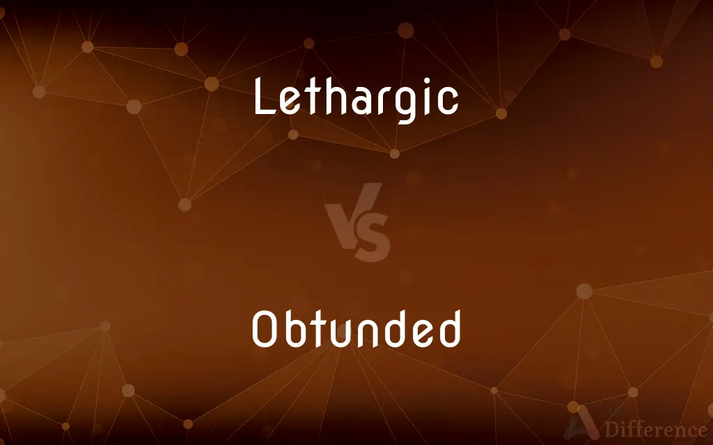 Lethargic vs. Obtunded — What's the Difference?
