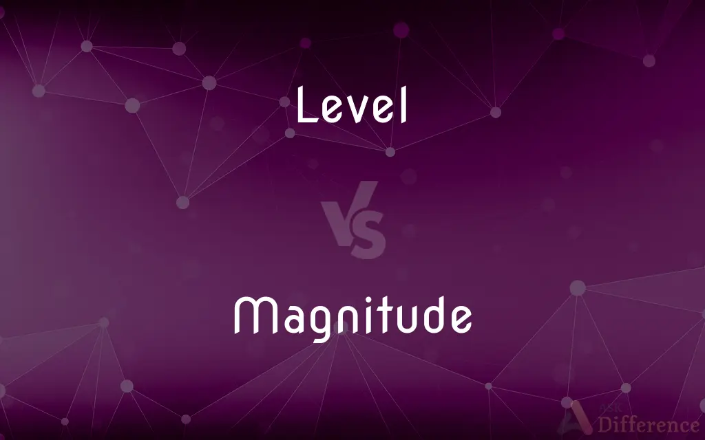 Level vs. Magnitude — What's the Difference?