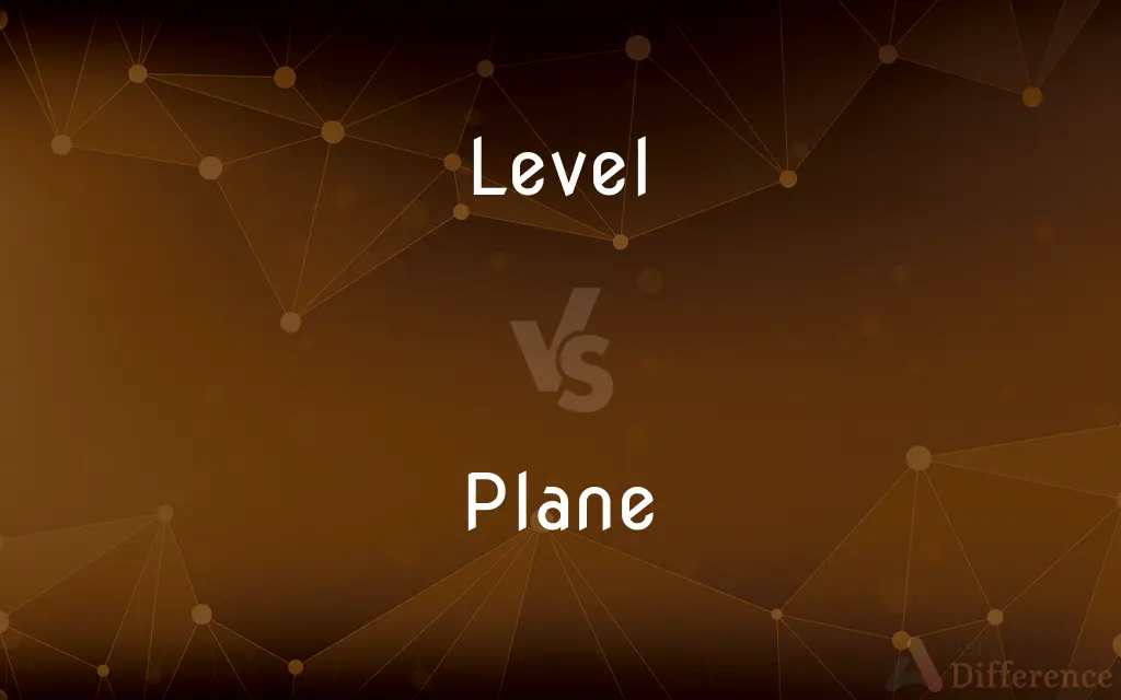 Level vs. Plane — What's the Difference?
