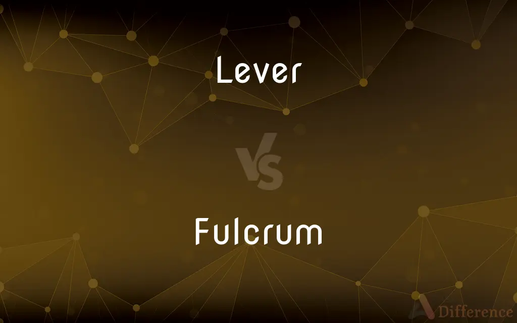 Lever vs. Fulcrum — What's the Difference?