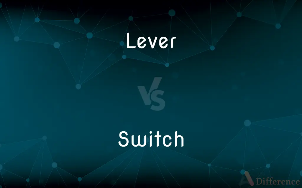 Lever vs. Switch — What's the Difference?